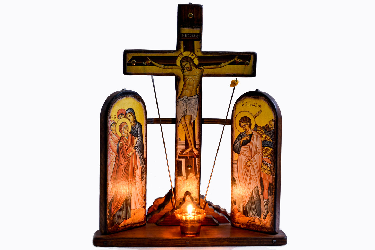 Crucifixion of Christ Iconostasis, 50×41 cm