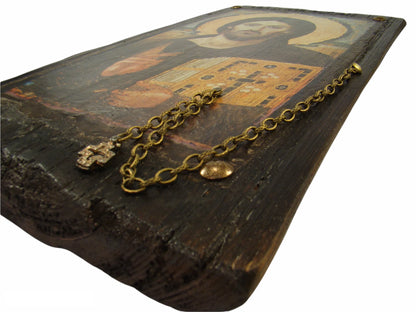 Christ Pantocrator of Sinai Icon, 35×20 cm