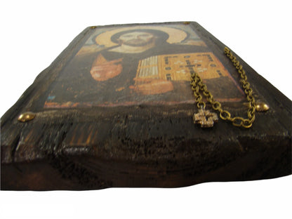 Christ Pantocrator of Sinai Icon, 35×20 cm