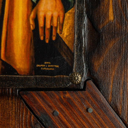 Saint Andrew Icon with X-Shaped Cross, 49×44 cm