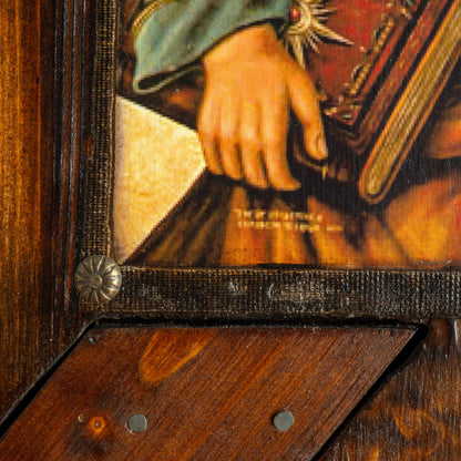 Saint Andrew Icon with X-Shaped Cross, 49×44 cm