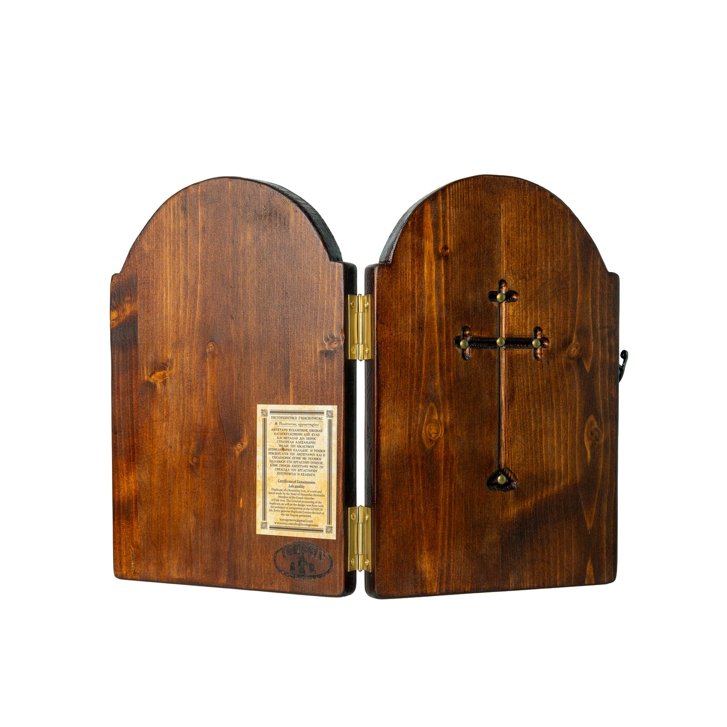 The Nicene Creed Byzantine Diptych, 32×42 cm