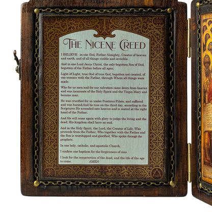 The Nicene Creed Byzantine Diptych, 32×42 cm