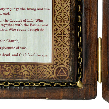 The Nicene Creed Byzantine Diptych, 32×42 cm