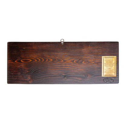 The Wedding at Cana, Handmade Wooden Byzantine Icon, 21x55 cm