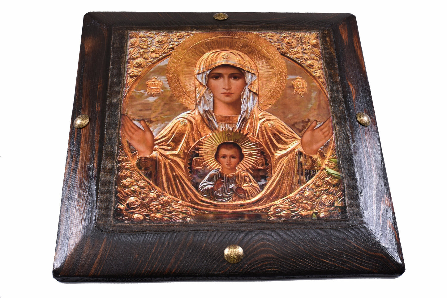 Virgin Mary of Blachernae Icon, 30×30 cm