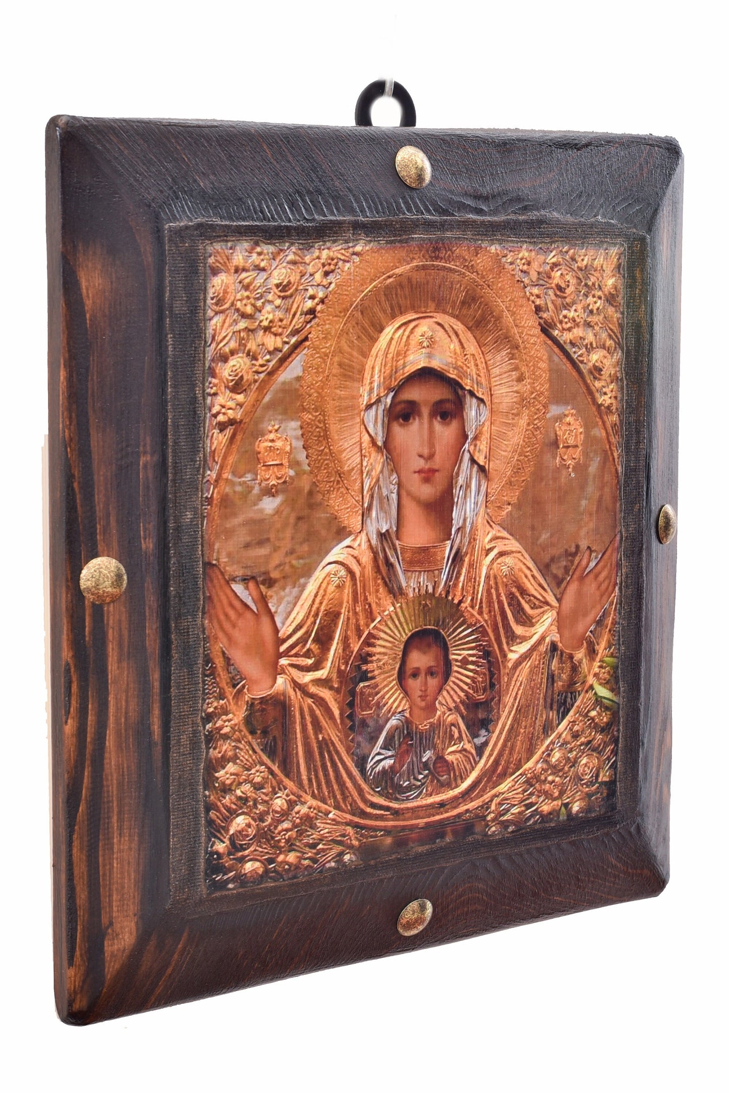 Virgin Mary of Blachernae Icon, 30×30 cm