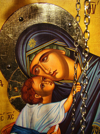 Virgin Mary Eleousa Iconostasis, 60×57 cm