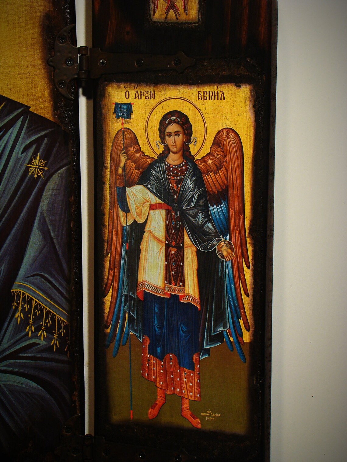 Virgin Mary Eleousa Iconostasis, 60×57 cm