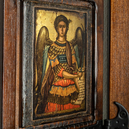 Virgin Mary, Christ & Saints Iconostasis, 40×47 cm