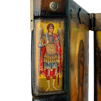 Virgin Mary & Christ Diptych, 30×48 cm