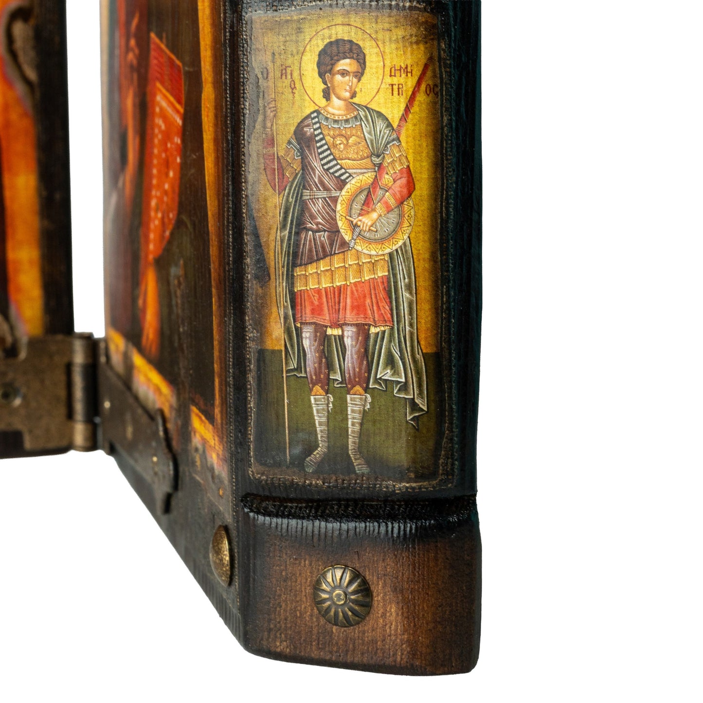 Virgin Mary & Christ Diptych, 30×48 cm