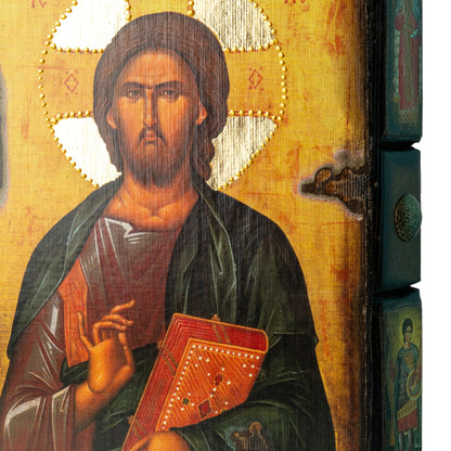 Virgin Mary & Christ Diptych, 30×48 cm