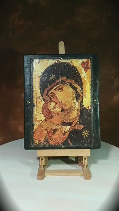 Virgin Mary of Vladimir Icon, 32×23 cm